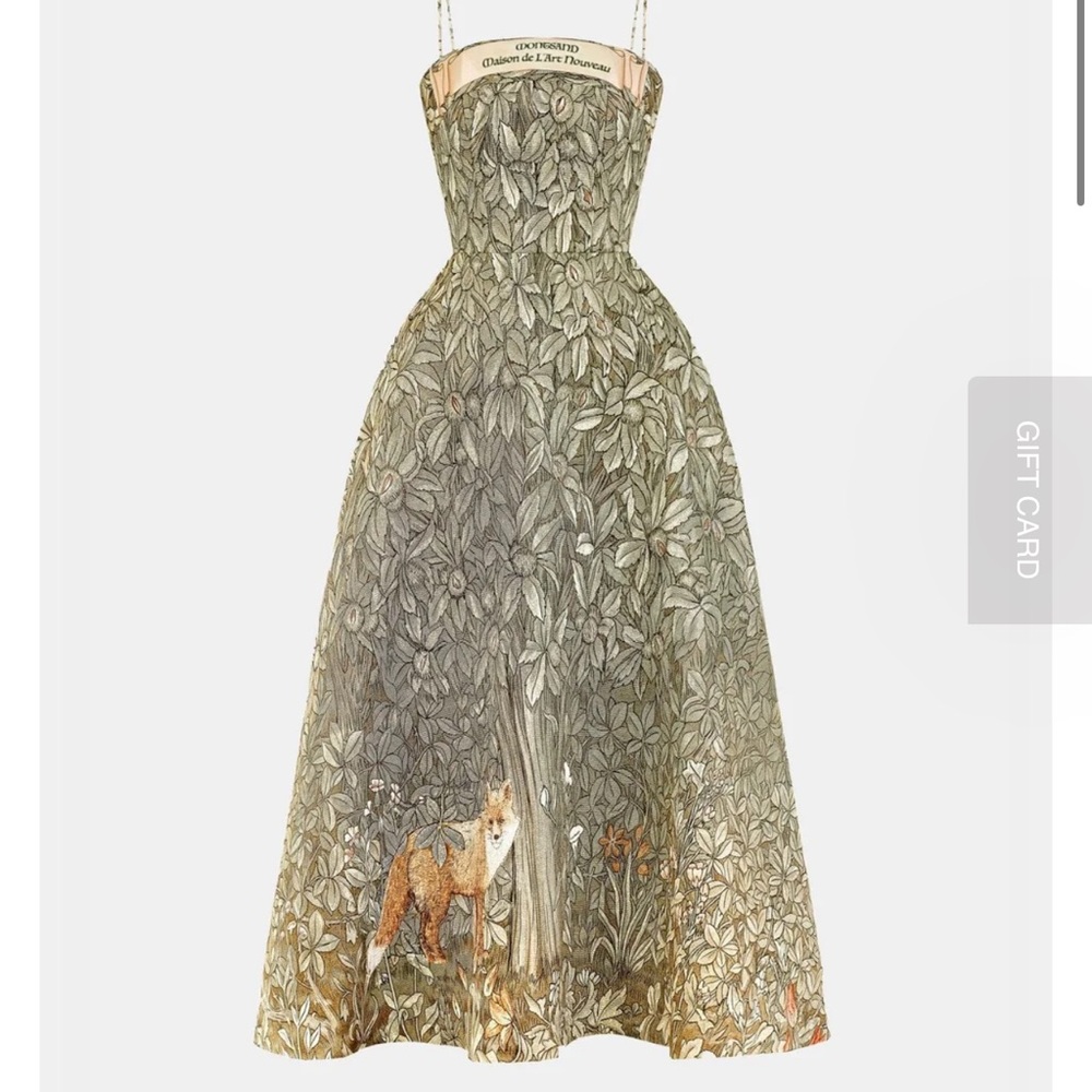 Montsand Printed Jungle Dress worn by Taylor Swift
